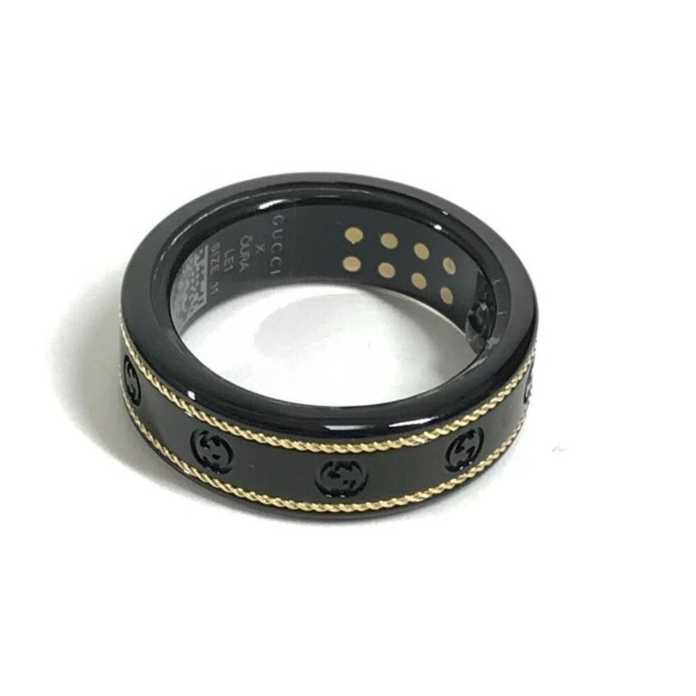 Gucci Ring Smart Interlocking Titanium Black - image 4